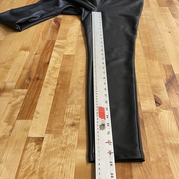 Express Leggings Faux Leather Stretch Pull On Womens‎ Medium - Picture 6 of 7